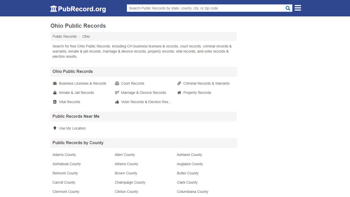 Free Ohio Public Records